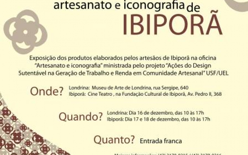 Exposição Artesanato e Iconografia de Ibiporã