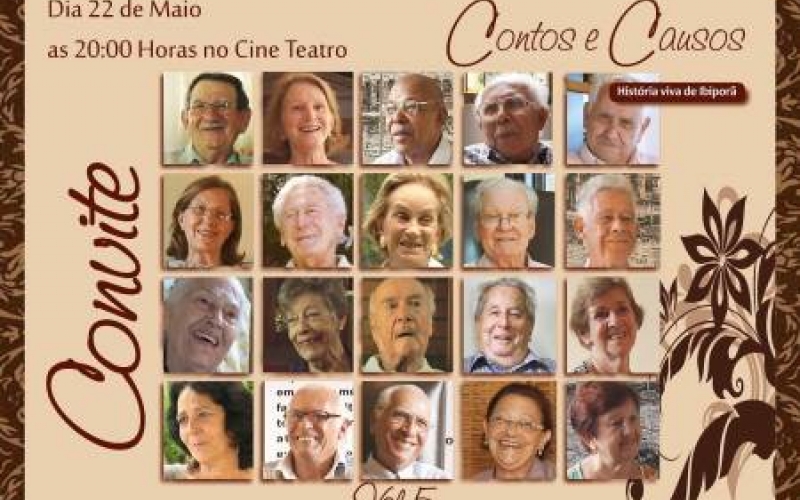 Sessão de cinema e memórias - Contos e Causos