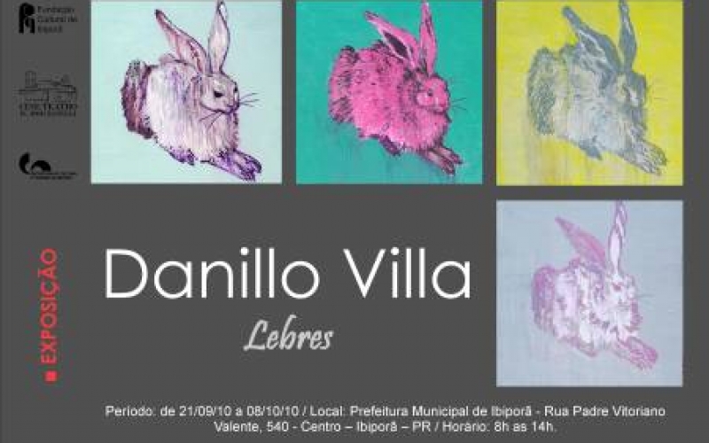 Exposição Lebres, de Danillo Villa