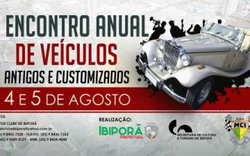 Vem aí o 4º Encontro Anual de Veículos Antigos (4 e 5 de agosto)