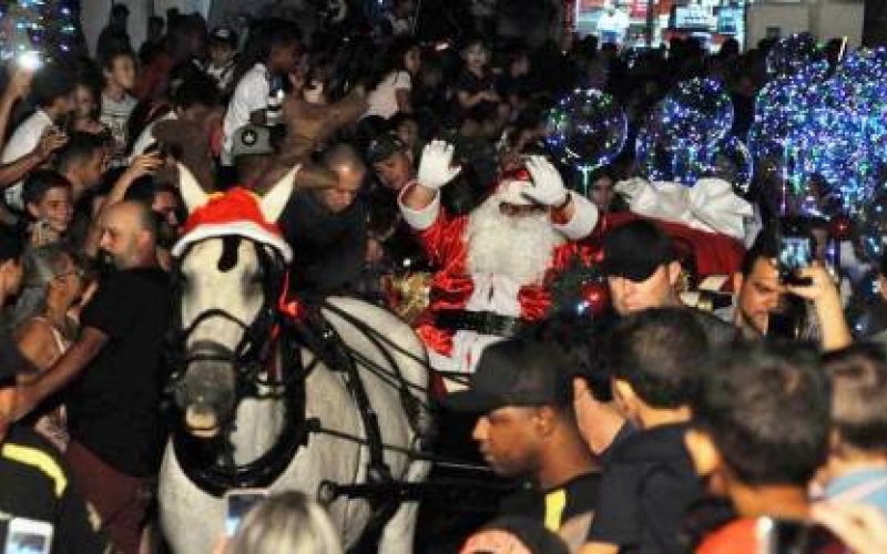 O Papai Noel já está em Ibiporã