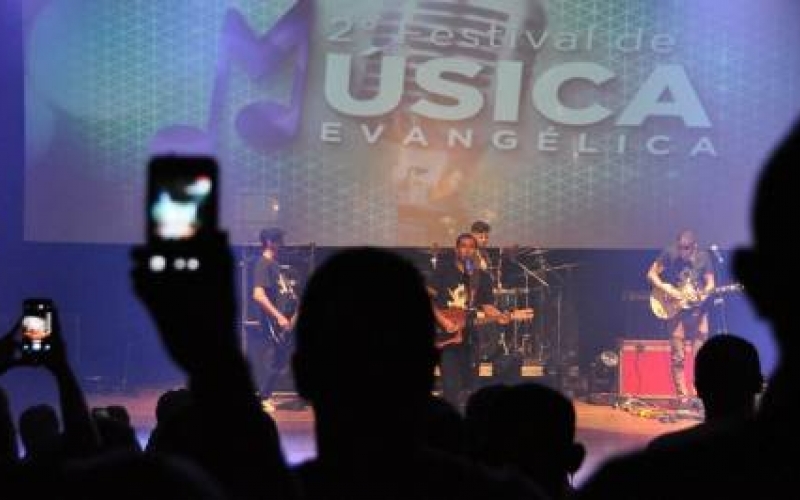 Festival de Música Evangélica lotou o Cine Teatro