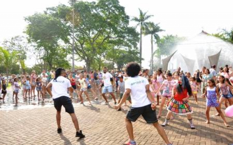 Evento na Praça Pio XII, no Dia do Trabalhador