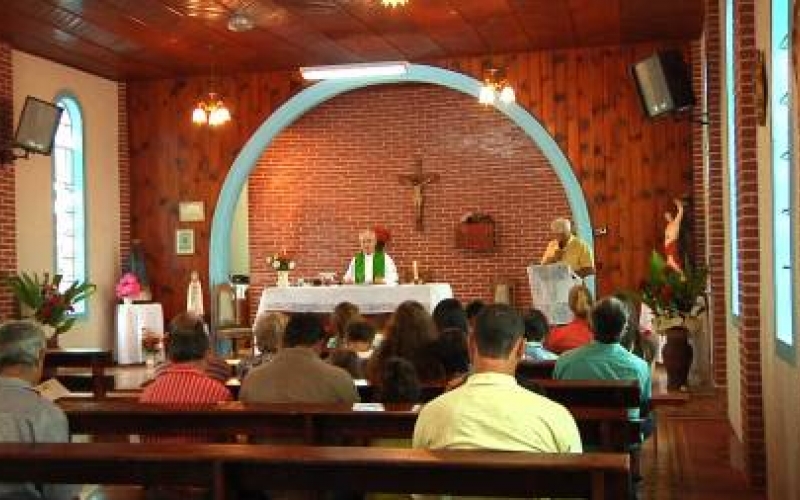 Gravação na Capela do Guarani