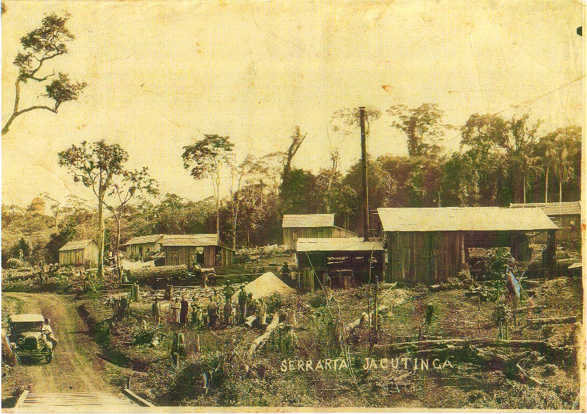 4 - Serraria às margens do Jacutinga - 1937
