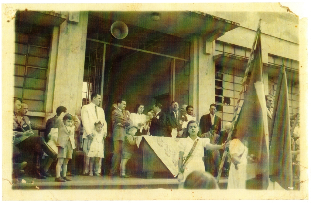2- Posse Alberto Spiaci no Colégio Beltrão - 1947