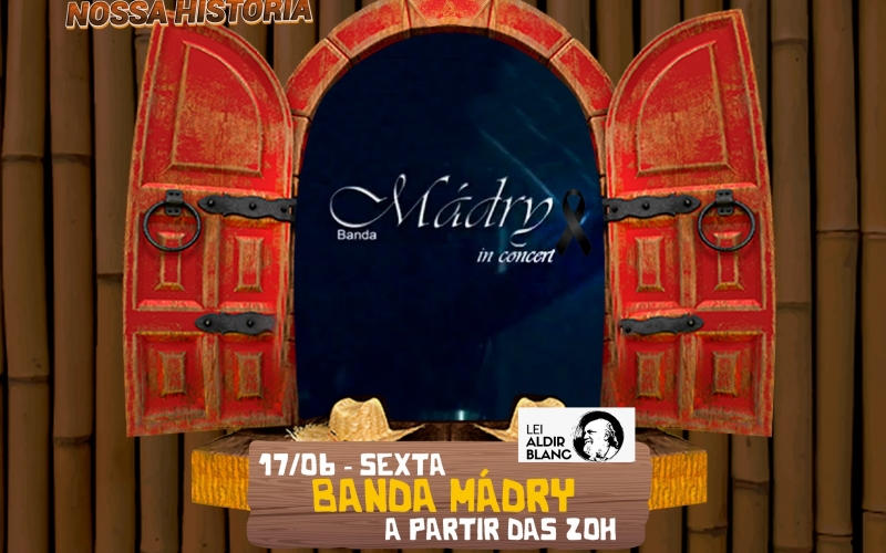 Show da Banda Madry nesta sexta (17) às 21h, na 44ª Festa Junina de Ibiporã
