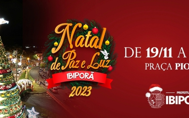 Programação completa de shows e apresentações do “Natal de Paz e Luz” até 21/12