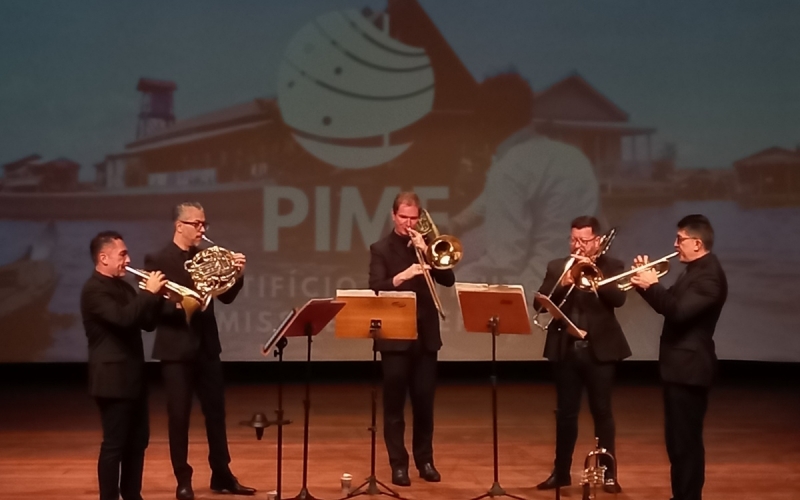 Público prestigia concerto do Quinteto Metais do Paraná em prol do PIME