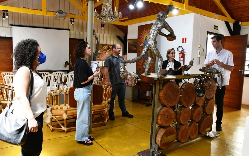 Visita técnica de museólogas da COSEM à Casa de Artes e Ofícios Paulo VI