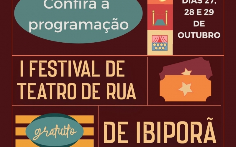 1º Festival de Teatro de Rua acontece neste final de semana em Ibiporã