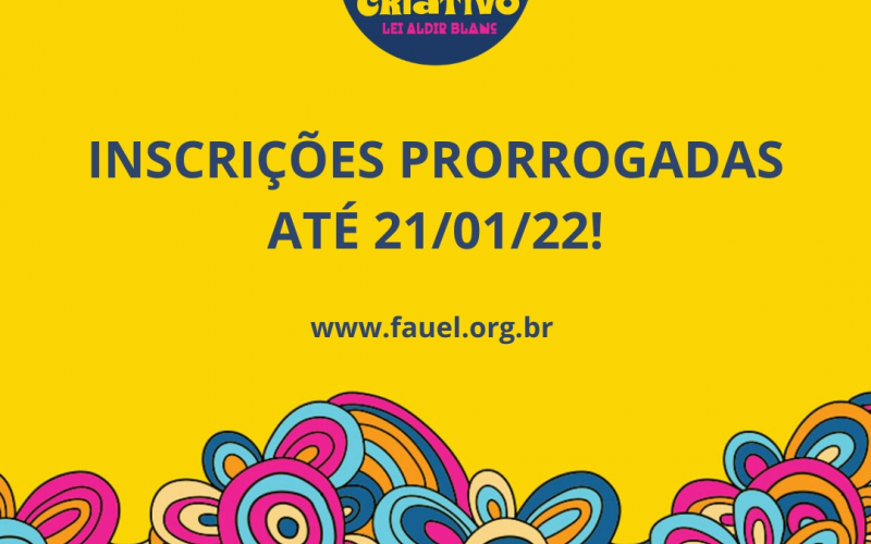 Inscrições para o Bolsa Cultural Paraná Criativo são prorrogadas até 21 de janeiro