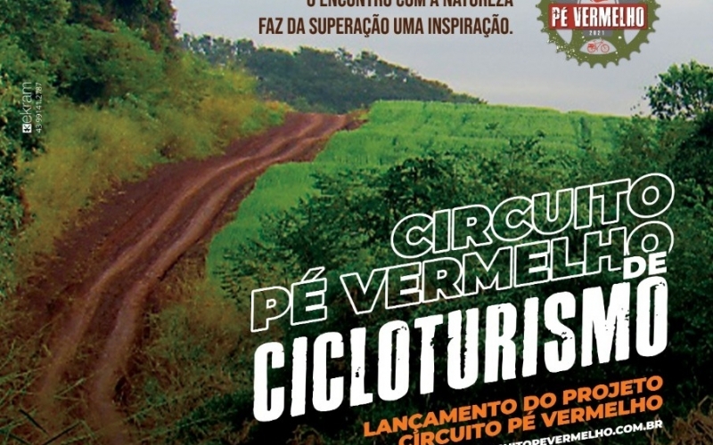 Ibiporã participa do lançamento do CIRCUITO PÉ VERMELHO de Cicloturismo nesta quinta (03/3)