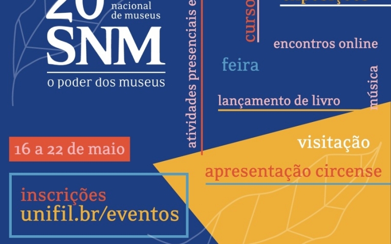 Ibiporã com eventos e visitas na Semana de Museus (12/5 a 22/5). Inscreva-se!