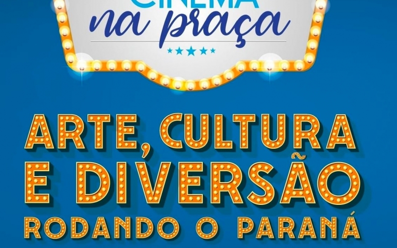 Cinema na Praça neste domingo (05/6), com filmes gratuitos à família ibiporaense