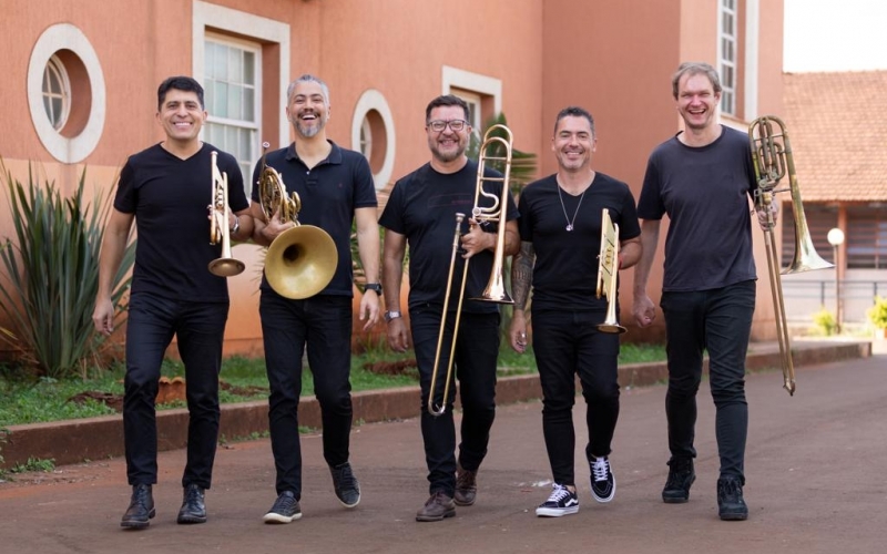 Quinteto Metais do Paraná faz show em Ibiporã dia 22/9, em prol do PIME